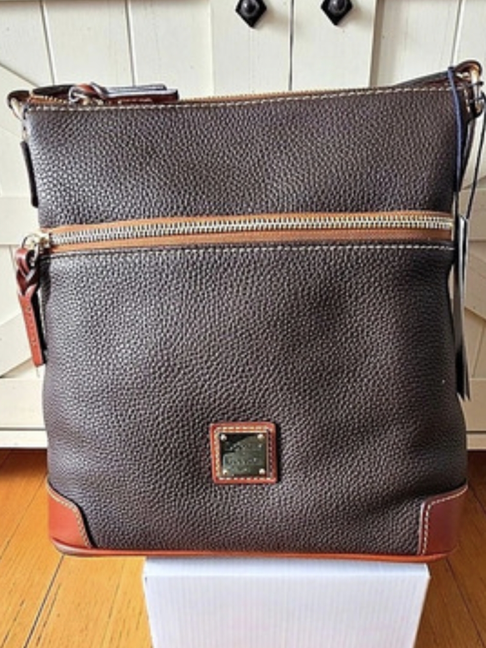Dooney & Bourke Pebble Grain Crossbody Bag Brown T'moro